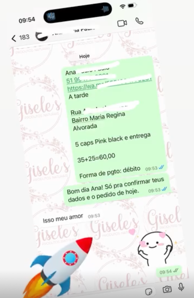 Agendamento de pedido