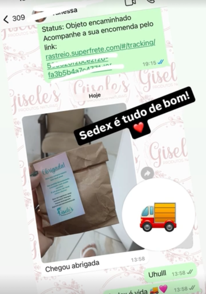 Envio SEDEX